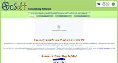 Desktop Screenshot of geocachingsoftware.com